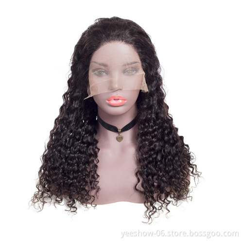 wholesale price water wave  lace front wig treatment brazilian hair